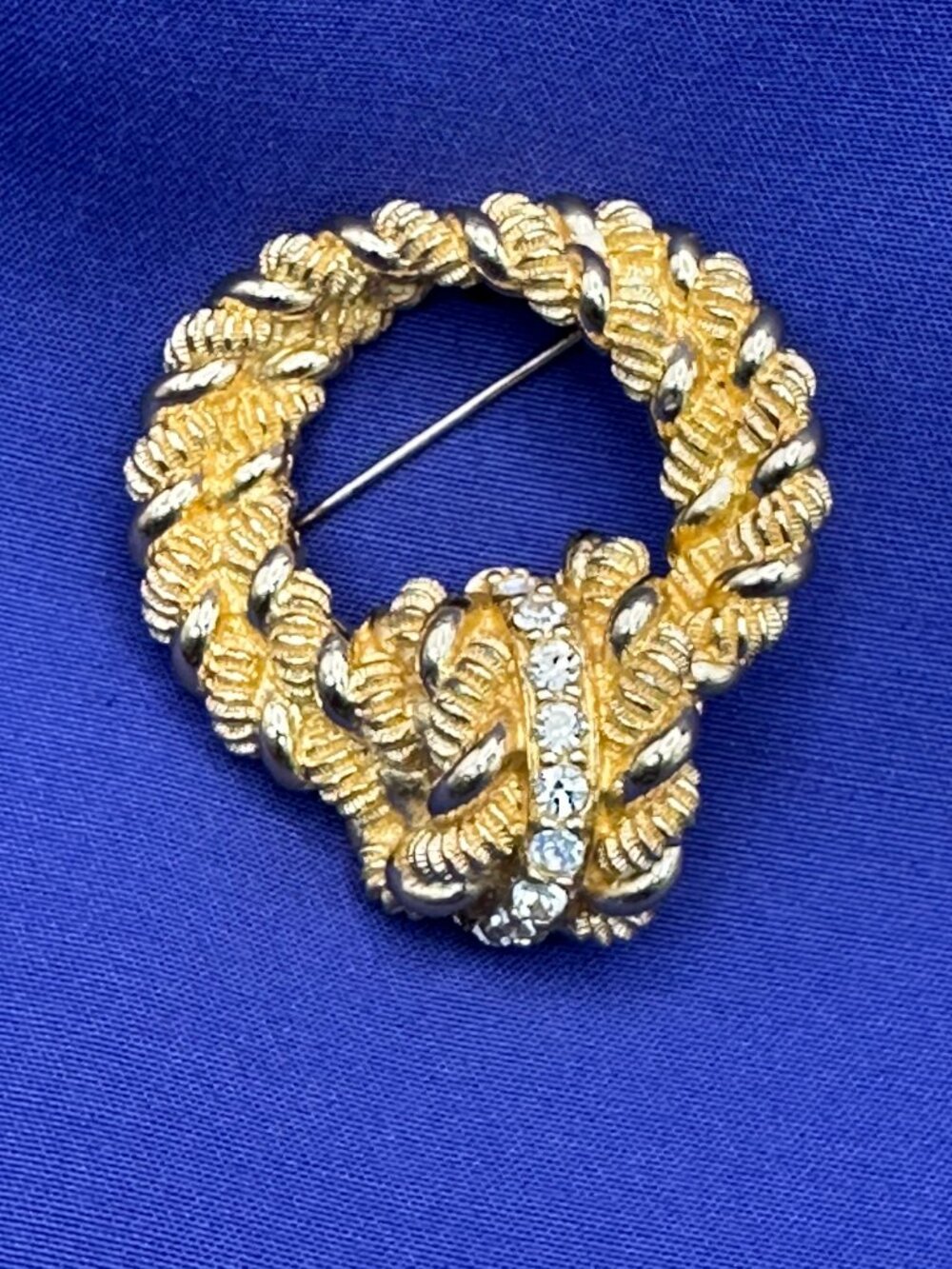 VTG Christian Dior Luxury Gold Plated Pin/Brooch - Picture 11 of 15